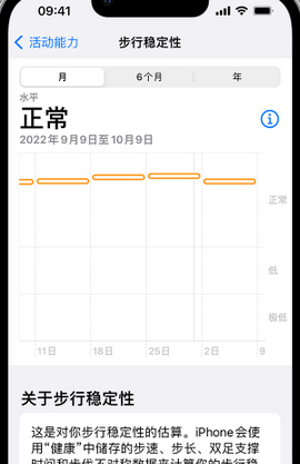 乌达iPhone手机维修如何在iPhone开启'步行稳定性通知'